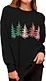 sequin pullover black